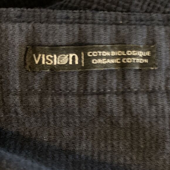 Le 31 Par Simons Overshirt Shacket Mens L Navy Long Sleeve Vision Organic Cotton - Picture 13 of 15